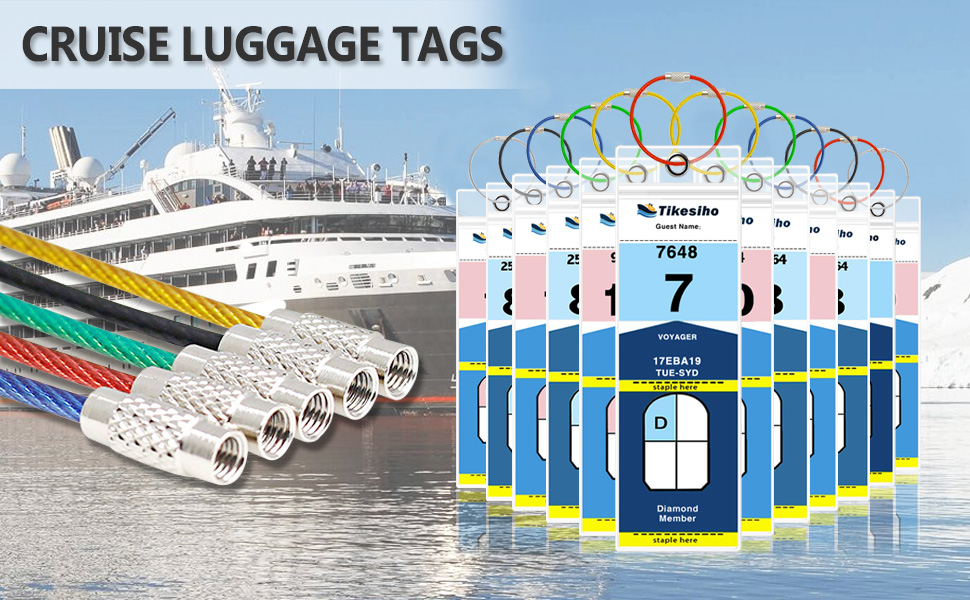 cruise luggage tags