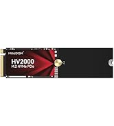 HUADISK M.2 NVMe SSD 128GB Gen3x4, M.2 2242 NVMe with 2280 Extension Board, Internal Solid State ...