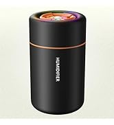 Viewmoi Mini Portable Humidifier, Colorful, Cool Mist, USB Personal Desktop Humidifier for Car, O...