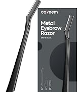 CAVEEM Eyebrow Razor, Face Razor for Women & Men, 6 Blades, Matte Black | Dermaplaning Razor for ...