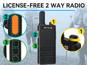 License free walkie talkie