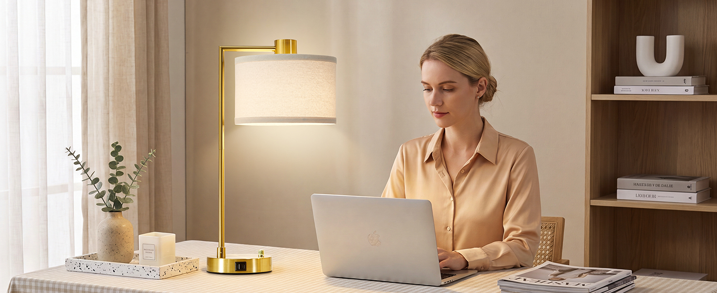 gold lamp