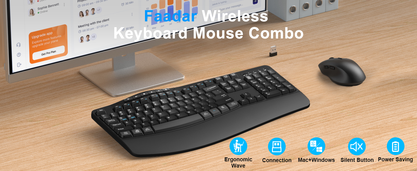 wireless keyboard and mouse