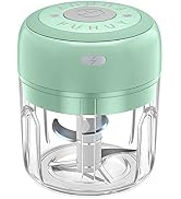 Electric Mini Vegetable Chopper, Food Chopper, Garlic Slicer Veggie, Salad, Lettuce, Onion, Chili...