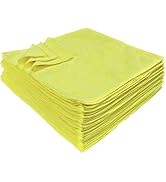 Eurow Microfiber Premium 16in x 16in 350 GSM Cleaning Towels 36-Pack