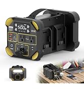 Kzreect 500W Pure Sine Wave Inverter Compatible with DeWalt 20V Batteries | DC 20V to AC 120V, 14...
