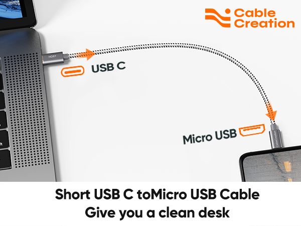 short usb c to micro usb cable