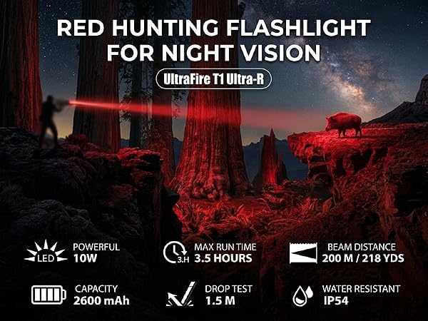 RED Flashlight