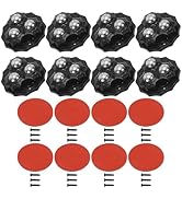 PATIKIL 5/8 Inch Self Adhesive Paste Caster Wheels, 8 Set 360 Degree Low Profile Swivel Universal...