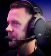 Xtrfy H2, Professional Gaming Headset, Optimised for Esports, Extra-Large Ear Cushions with Memor...