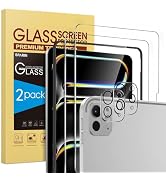 SPARIN 2+2 Pack Screen Protector for iPad Pro 13 inch 2024 (7th generation-M4) with Camera Lens P...