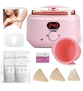 AUZEAL Digital Waxing Warmer For Women, 500ml At Home Waxing Kit With Salon Results, Wax Warmer f...