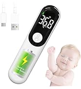 Rechargeable Non-Contact Forehead Thermometer for Adults and Kids, Medical Digital Touchless with...