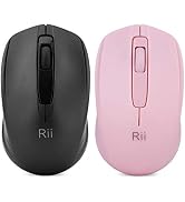 Rii Wireless Mouse,2.4G Portable Computer Mice for PC, Laptop, Windows,Office Included Wireless U...