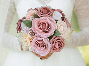 pink roses artificial flowers
