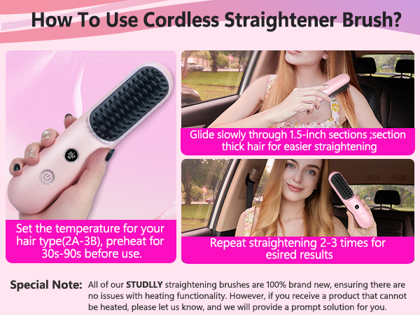 brush straightener for women
