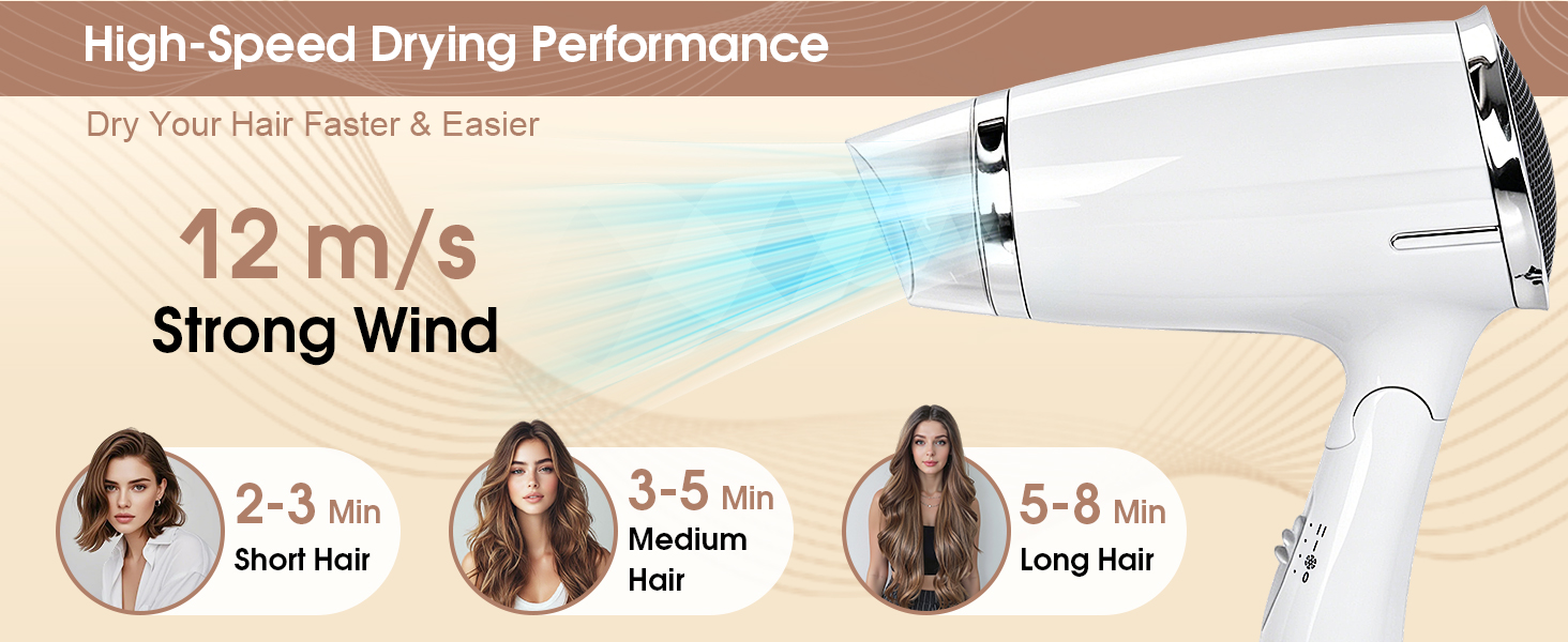 Pocket-friendly travel blow dryer stores neatly in backpacks for road trips and hotel stays