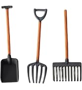 3Pcs/Set Dollhouse Miniatures, 1/12 Scale Miniature Dollhouse Farm Tool Accessories, Plastic Mini...