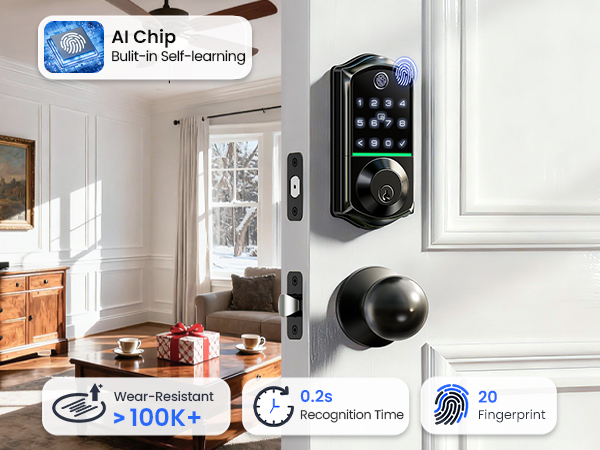 Keyless Entry Deadbolt with knobs