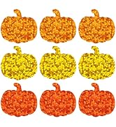 Alynta Pumpkin Stickers 600Pcs 1.5 Inch Fall Thanksgiving Stickers | Holographic Pumpkin Sticker ...