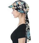 Alnorm Adjustable 100% Cotton Lace Up Turban Featuring Cotton Sweatbands Design
