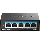 D-Link 5-Port 2.5GB Unmanaged Gaming Switch with 5 x 2.5G - Multi-Gig, Network, Fanless, Plug & P...