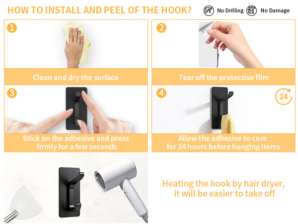 adhesive hooks