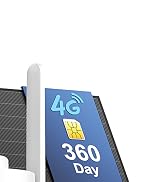 4G Cellular Security Camera Wireless Outdoor with 360 Day Free Data