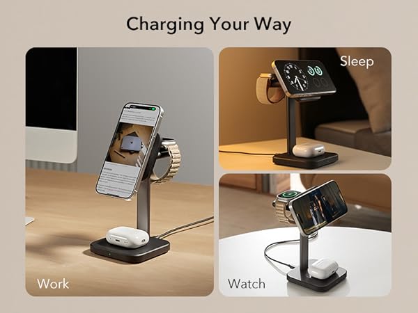 magsafe charger stand 3 in 1