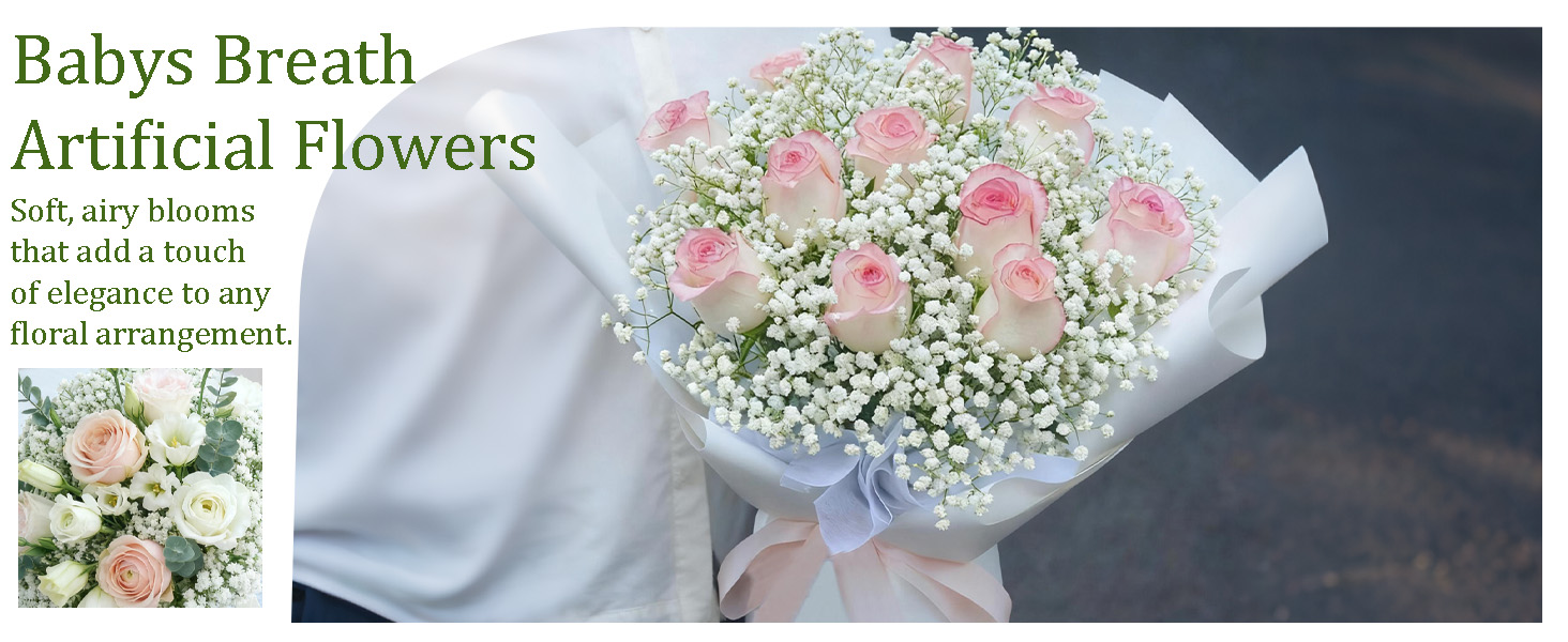 babys breathe artificial flowers