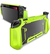 Mumba Blade Series Dockable Case for Nintendo Switch (2017 Release), Green, TPU Grip Protective C...