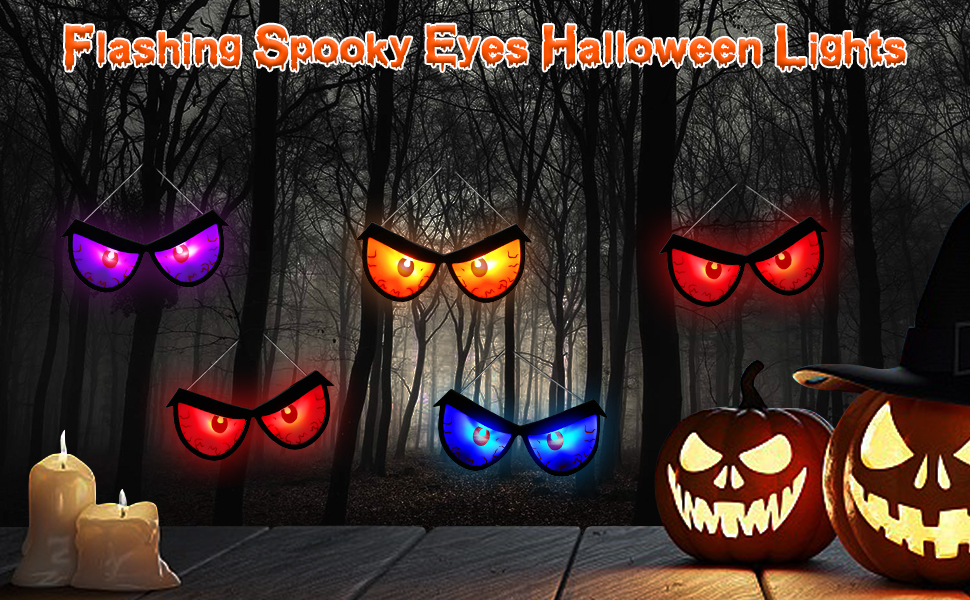 halloween eyes for bushes