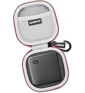 RLSOCO Hard Case for WD 1TB/2TB Elements SE Portable SSD External Solid State Drive(Case Only)
