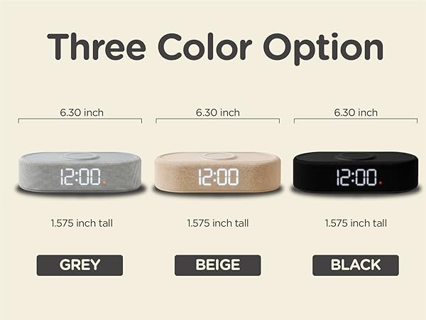 clock for bedroom battery backup