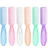 HOFASON 6 Pack Nail Brush for Cleaning Fingernails, Nail Brush Handle Grip Brush for Nail and Toe...
