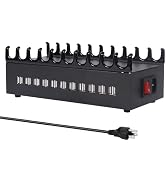 300W USB Charging Station, 22-Port Desktop Fast Charger Station for Multiple Devices, Organizer C...