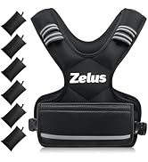 ZELUS Weighted Vest for Men and Women | 4-10lb/11-20lb/20-32lb Vest with 6 Ironsand Weights for H...