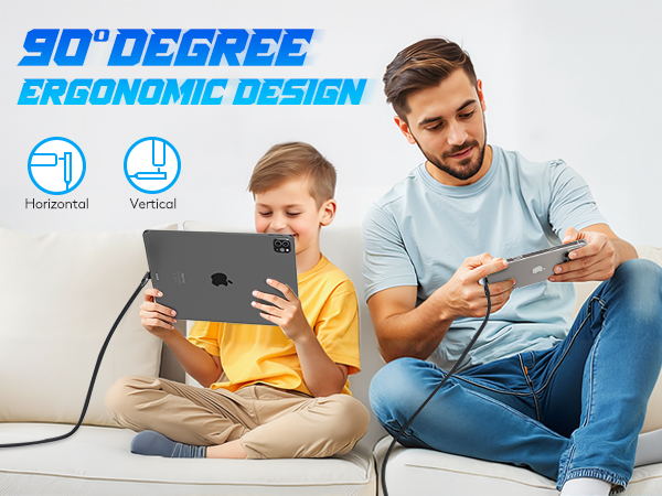 90 degree usb-c to usb-c cable 240w 100w 140w 20gbps 10gbps 4k 5k 6k video