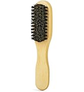 Slick Back Hair Brush - Soft Bristles for Laying Down Edges & Glossy Finish | Mini/Trave Boar Bri...