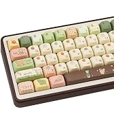 COOMICKEY Cute Keycaps, Thick PBT Keycap FOA Profile, 149 Keys Keyboard Keycaps, Dye-Sublimation ...