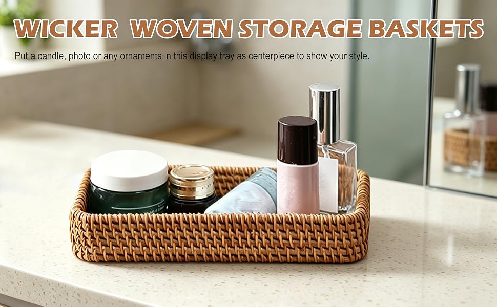 Rattan Tray Basket