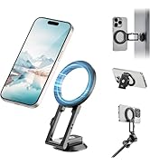 ULANZI MA50 Magnetic Phone Holder for Magsafe, Aluminium Adjustable Dual Magnetic Phone Tripod St...