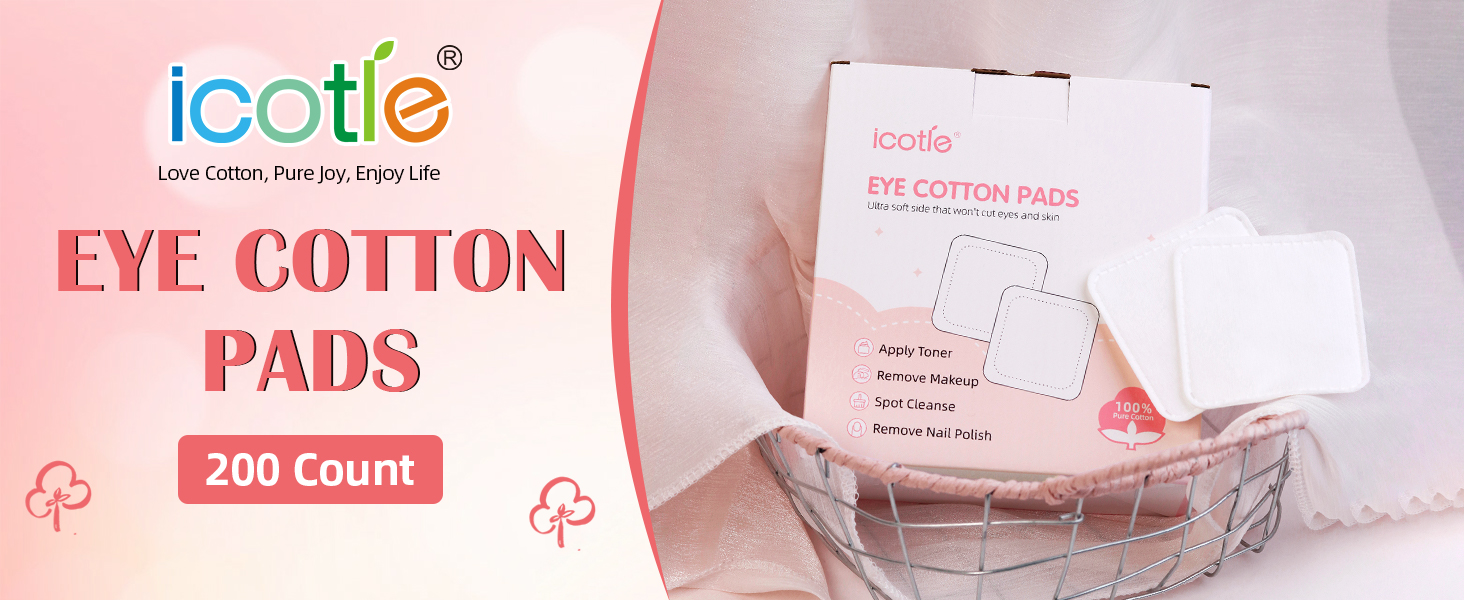 200-Count Eye Cotton Pads
