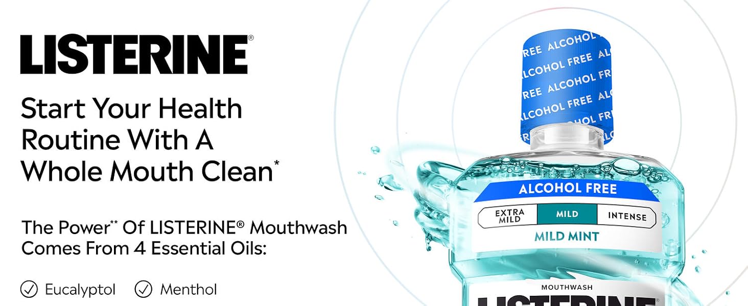 Listerine alcohol free