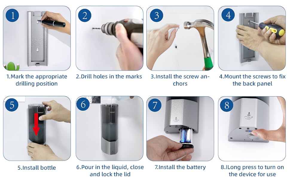 162 sliver automatic soap dispenser