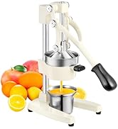 TONGCHANT Commercial Heavy-Duty Cast-Iron Hand-Press Manual Juicer Squeezer for Orange Lemon Lime...