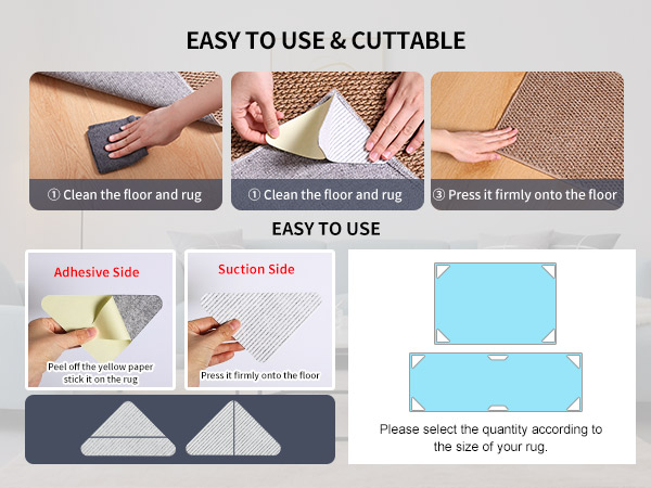 non slip rug grippers