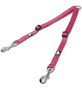TRUE LOVE Double Dog Coupler Dual Leash Splitter Tangle Free Adjustable Dog Double Leashes Walkin...
