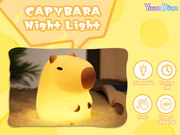 Capybara Night Light