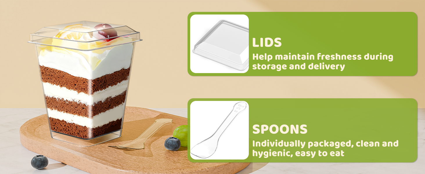 Plastic Dessert Cups